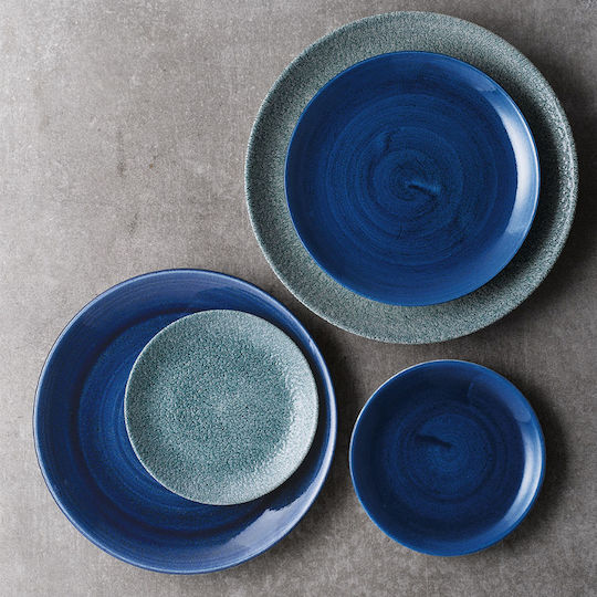 Churchill 1795 Plate Shallow made of Porcelain Blue 16.5cm 12pcs