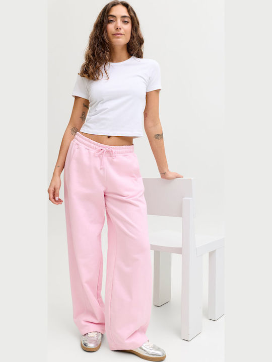 Sweatpants Flared Pink