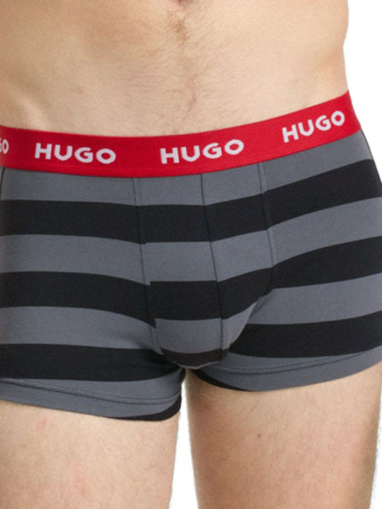 Men's Boxers Red with Patterns 3Pack