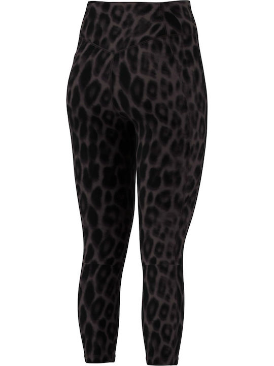 Optime Essentials Schulung Frauen Gekürzt Leggings Leopard