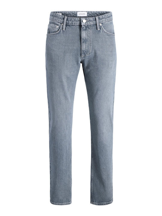 Men's Jeans Pants with Relaxed Tapered Fit Blue Denim