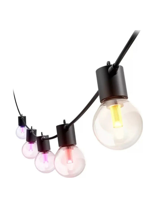 Philips Hue Festavia Waterproof Smart Garland Lights LED IP65 7m with 10 Lamps
