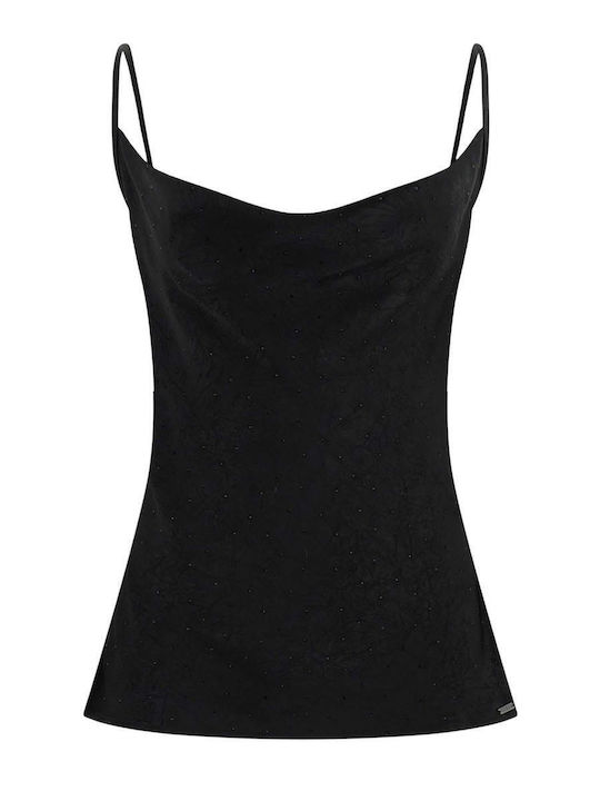 Γυναικείο Σατέν Lingerie Top Black