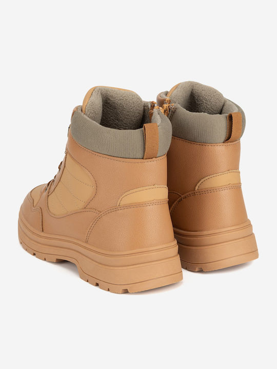 Παιδικά Sneakers High Καφέ