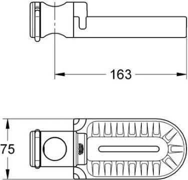 Grohe Επιτοίχια Σαπουνοθήκη Μπρονζέ