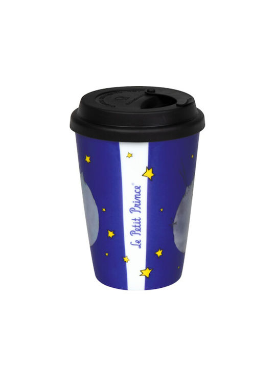 Konitz Becher Keramik mit Deckel Lila 380ml