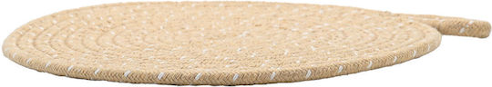 Estia Seil Tischsets Rund Beige 25cm Estia Seil Tischsets Rund Beige 25cm