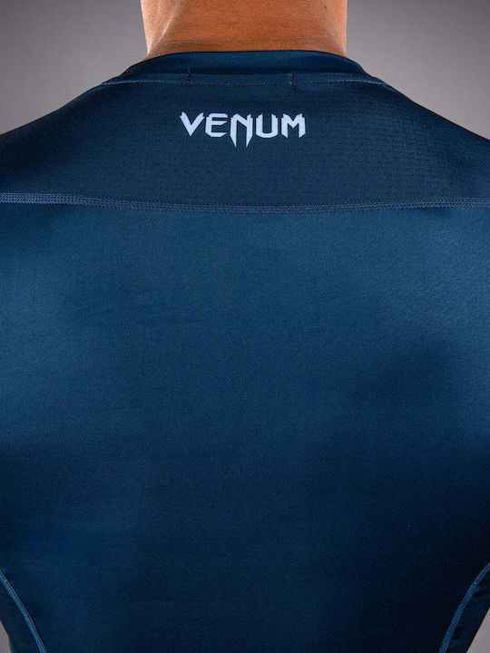 Venum Short Sleeve Shirt VENUM-05915-004 for Jiu-Jitsu Blue