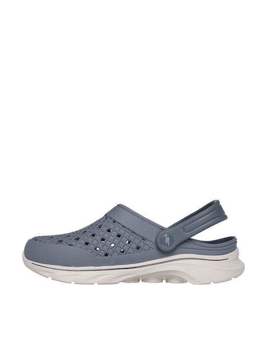 Skechers Foamies, Go Walk 7, Ambition Men's Anatomic Clogs Gray