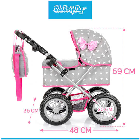Kinderplay Cărucior pentru păpuși