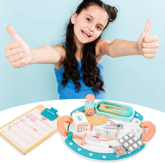Kinderplay Set medical pentru copii din lemn