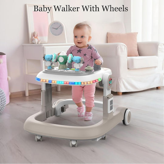 Little Mom Baby-Lauflernhilfe für 7+ Monate Beiges