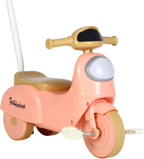 Ride On με Χειρολαβή με Ήχους Ροζ
