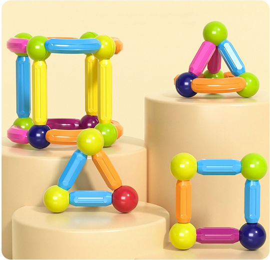 MalPlay MalPlay Magnetisches Bau- und Konstruktionsspielzeug für Kinder ab 3 Jahren