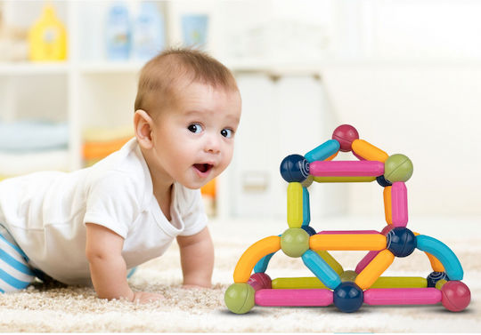 MalPlay MalPlay Magnetisches Bau- und Konstruktionsspielzeug für Kinder ab 3 Jahren