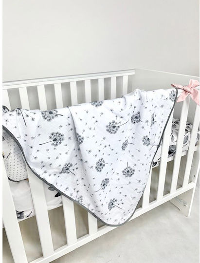 Arus Baby Burp Cloth Gri 75x75εκ.