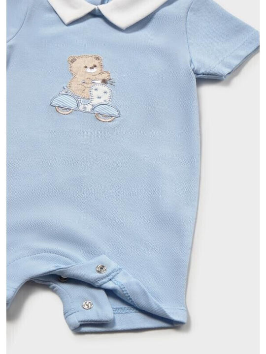 Mayoral Set Onesie With Accessories Light Blue 2 Pieces