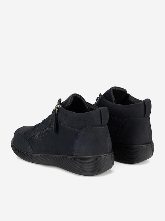 Stiefeletten Damen Marineblau