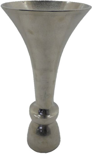 InTheBox Διακοσμητικό Βάζο Aluminium Luxor Silber 22.75cm 1Stück