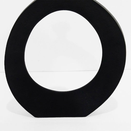 InTheBox Decorative Vase Abstract Circle Black 36.75cm