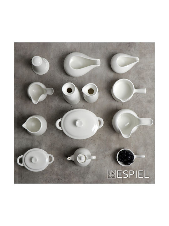 Espiel Decorative Vase Siders Ecru 5x5x12cm
