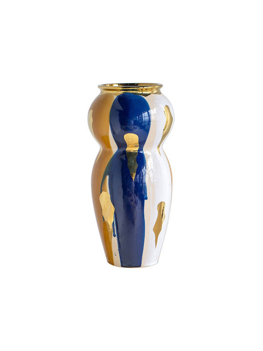 Artekko Ekko Decorative Ceramic Vase Multicolored 20x20x41.3 cm