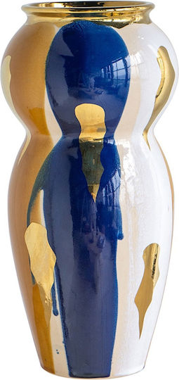 Artekko Ekko Dekorative Keramikvase Mehrfarbig 20x20x41,3 cm