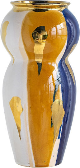 Artekko Ekko Dekorative Keramikvase Mehrfarbig 20x20x41,3 cm