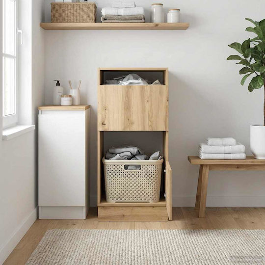vidaXL Badezimmerschrank Wäscherei B50xT68xH162cm Sonoma