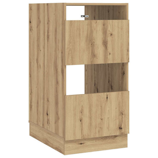 vidaXL Badezimmerschrank Wäscherei B50xT68xH162cm Sonoma