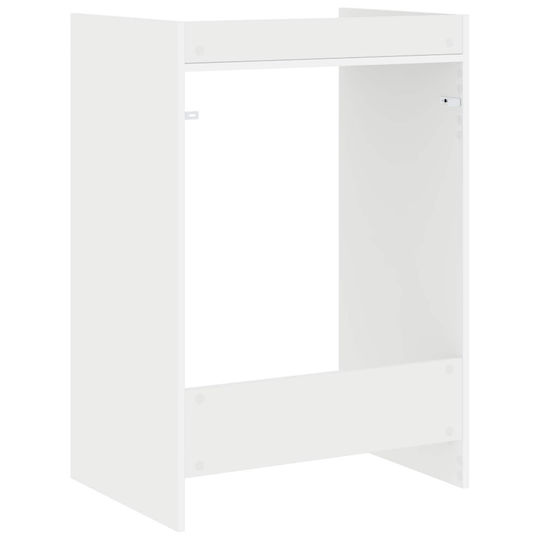 vidaXL Cabinet de baie Mobilier pentru baie L67.5xA48xÎ97cm Alb