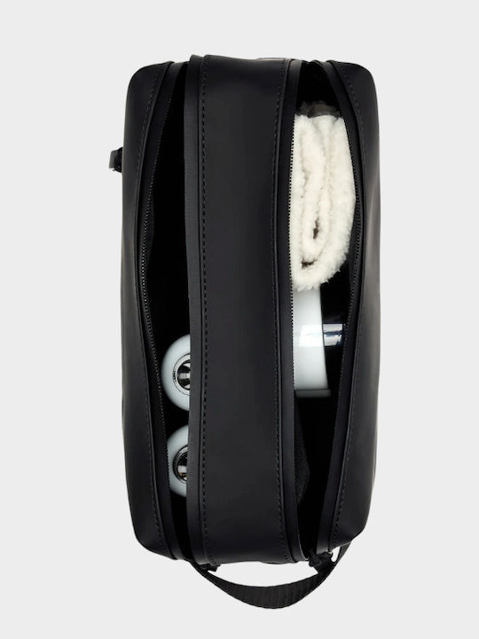 Rains Kulturbeutel Wash Bag Zip 16000 Schwarz