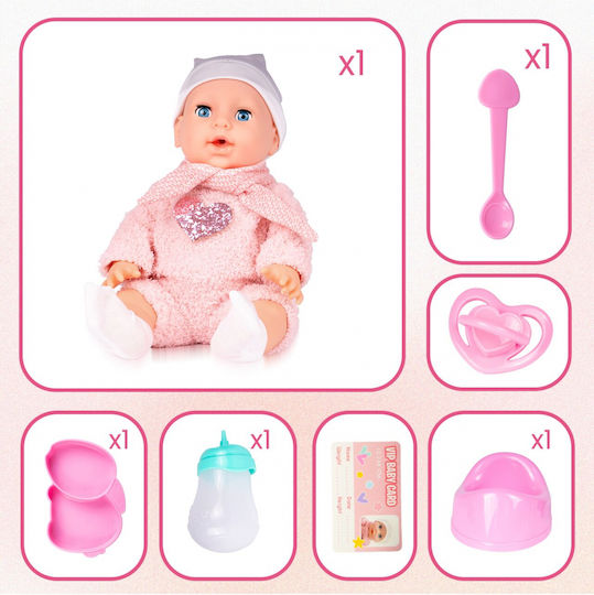 MalPlay Baby-Puppe für 3+ Jahre