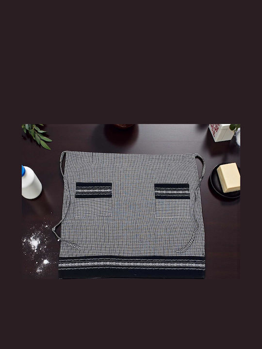 Linea Home Minoan Apron Black 60x50cm