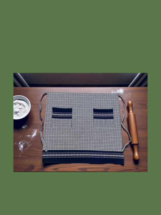 Linea Home Creta Apron Blue 80x60cm