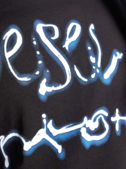 T-shirt Λευκο, Μαυρο, Μπλε