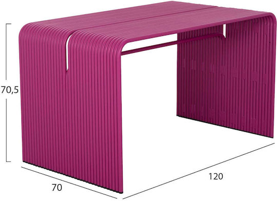Τραπέζι 120x70x70 Μωβ