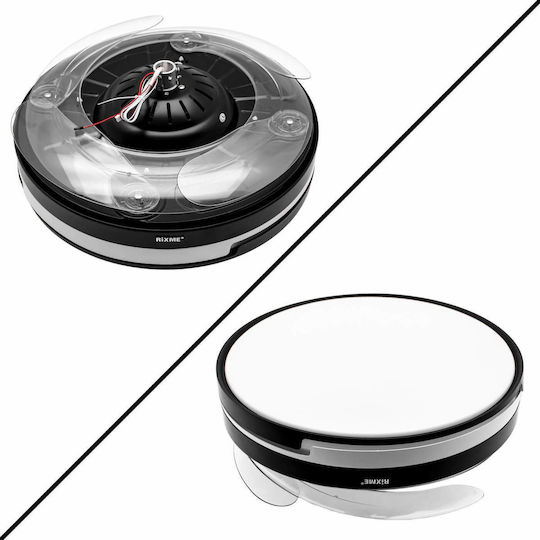 Rixme Ventilator De Tavan 121cm Cu Lentile De Mărire Negru