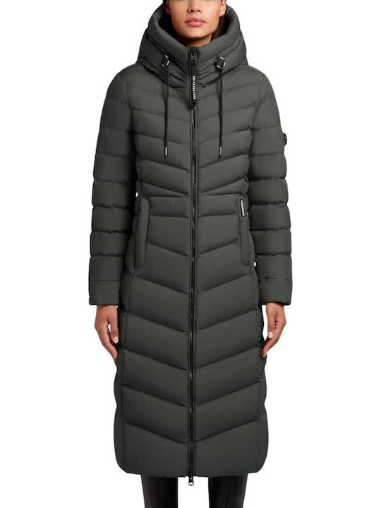 Khujo Jacket Puffer Khaki