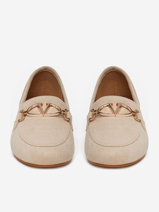 Γυναικεία Loafers σε Μπεζ Χρώμα