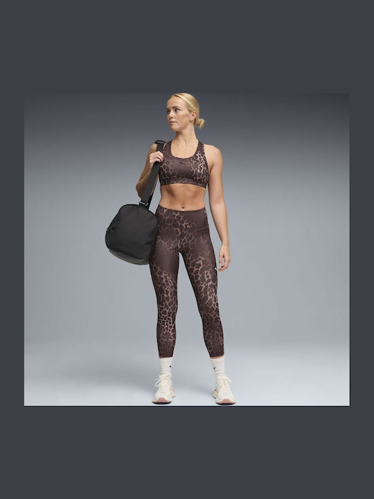 4keeps Women's Sports Bra without Padding Brown/black