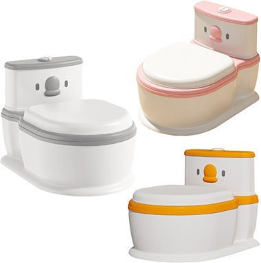 Little Mom Potty Bowl with Sounds & Lid Pink