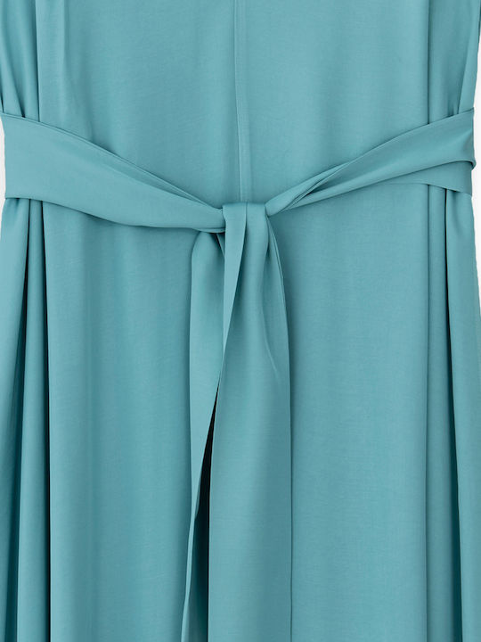Καλοκαιρινό Maxi Φόρεμα Teal