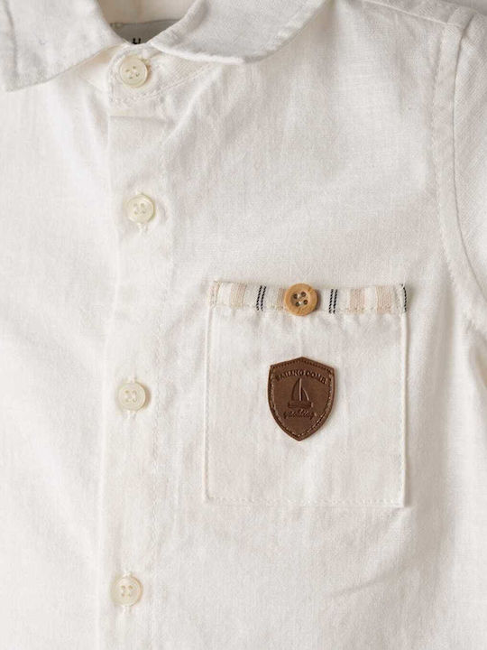 Kids' Set with Shorts Summer 3pcs White