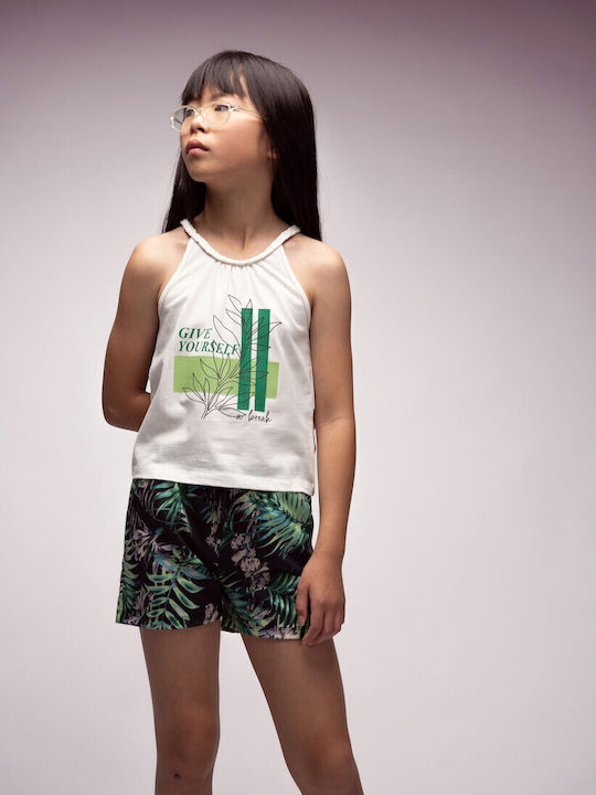 Evita Kids Set with Shorts White 2pcs Evita Kids Set with Shorts White 2pcs