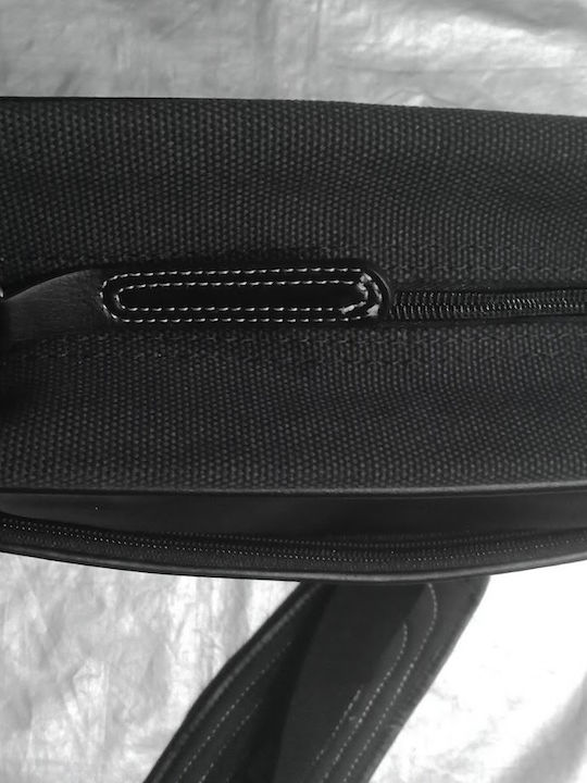 Vintage Leather Men's Bag Messenger Black