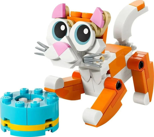 LEGO Creator 3 în 1 Pisică Portocalie pentru 6+ Ani 79 Bucăți