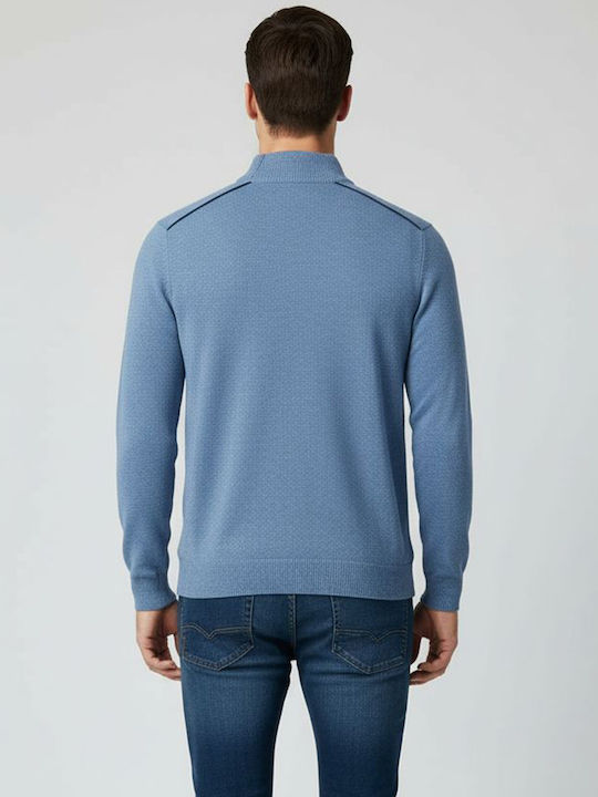 Troyer Collar Πουλόβερ Cloud Blue