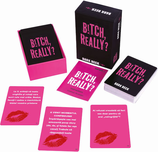 Joc de Societate Dark Deck: B!tch Really? pentru 2+ Jucători 18+ Ani AS