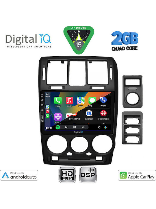 Digital IQ Car Audio System for Hyundai Getz 2002-2011 (Bluetooth/USB/WiFi/GPS/Apple-Carplay/Android-Auto) with Touch Screen 9"